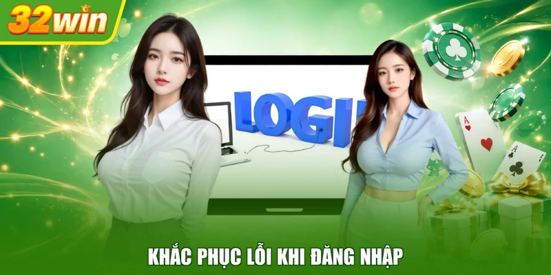 Khắc phục lỗi khi đăng nhập