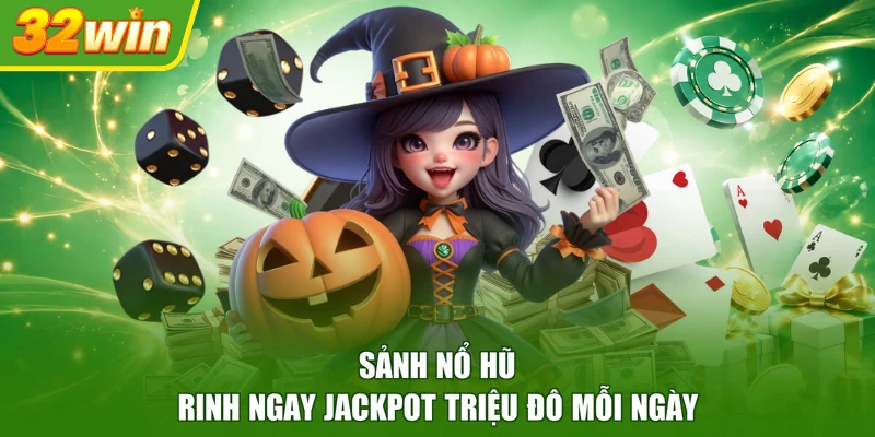 Sảnh nổ hũ rinh ngay Jackpot triệu đô mỗi ngày